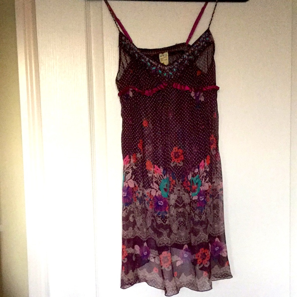 Free People Purple Chemise Intimates & Sleepwear